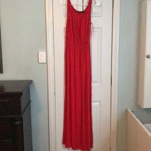 The limited large red maxi dress